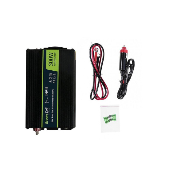 Inverter GREEN CELL 24V/300W Pure sine wave