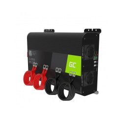 Инвертор GREEN CELL, 12/220V, DC/AC, 2000W/4000W, Чиста синусоида