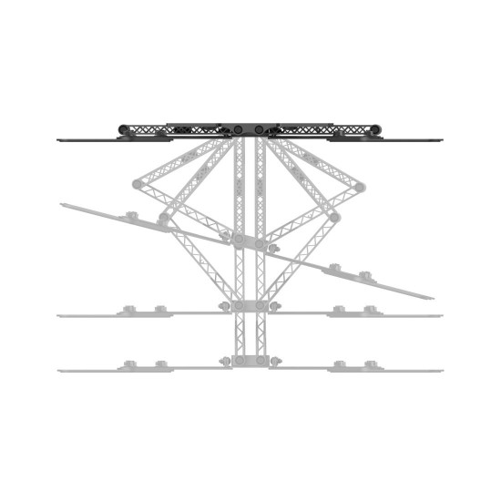 Стенна стойка за OLED TV, 229 см (90