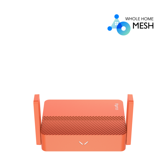 Wireless Router CUDY Travel TR1200, AC1200, 2 x 10/100 Mbps, USB3.0, червен