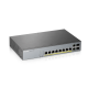 Switch 8-port ZyXEL GS1350-12HP, 12-ports, Gigabit, Управляем, PoE 130W