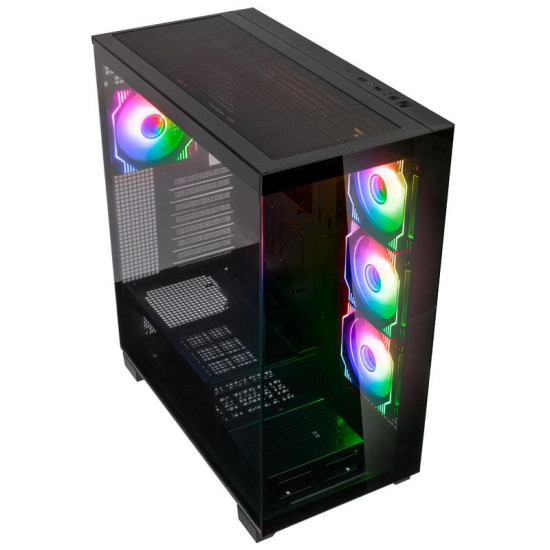 Case Kolink Unity Arena ARGB Showcase, Mid-Tower, Black