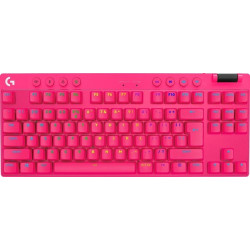 Gaming Mechanical keyboard Logitech G Pro X TKL Lightspeed Tactile Switch, Magenta