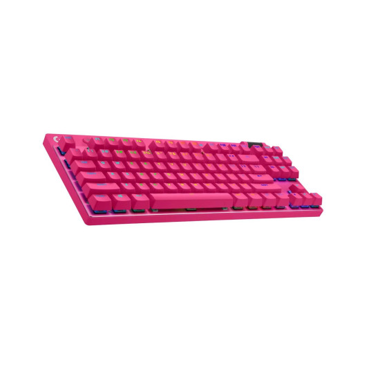 Gaming Mechanical keyboard Logitech G Pro X TKL Lightspeed Tactile Switch, Magenta