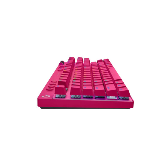 Gaming Mechanical keyboard Logitech G Pro X TKL Lightspeed Tactile Switch, Magenta