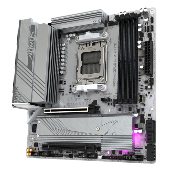 Motherboard GIGABYTE B650M AORUS ELITE AX ICE