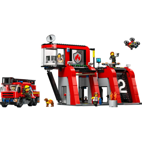 LEGO City - Fire Station with Fire Truck - 60414