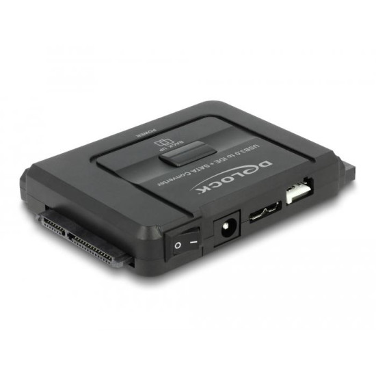 Конвертор Delock, USB 5 Gbps - SATA 6 Gb/s / IDE 40 pin / IDE 44 pin, backup функция
