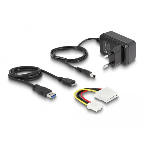 Конвертор Delock, USB 5 Gbps - SATA 6 Gb/s / IDE 40 pin / IDE 44 pin, backup функция