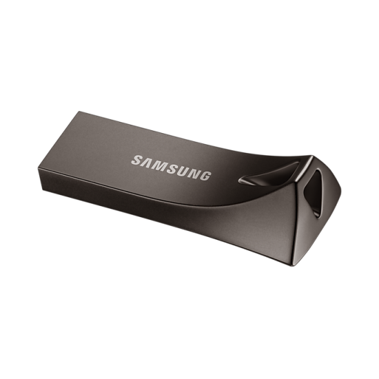 Samsung USB Flash Drive BAR Plus, 64GB, USB-A, Titanium Gray