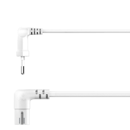 Hama Power Cable, Angled Both Sides, 90°, 221102