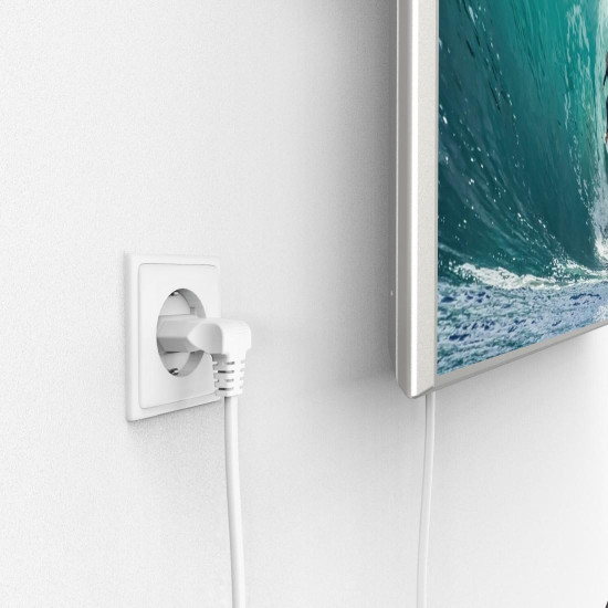 Hama Power Cable, Angled Both Sides, 90°, 221102