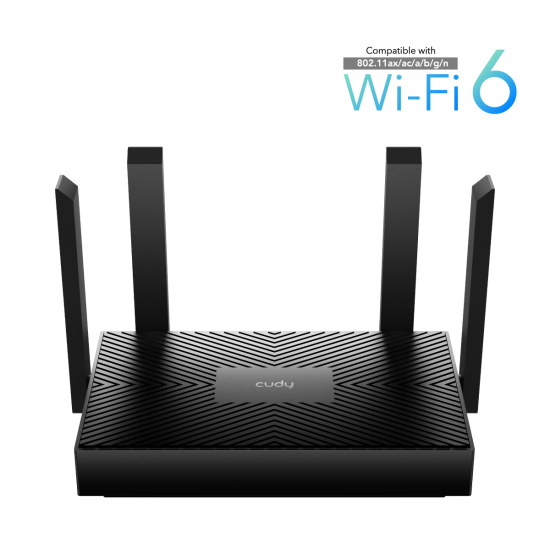 Wireless Router Cudy WR1500, AX1500, Gigabit Wi-Fi 6, 4×10/100/1000