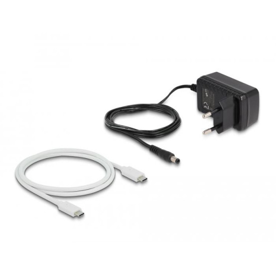 Станция Delock USB-C, За 2 x M.2 NVMe PCIe SSD, Клониране