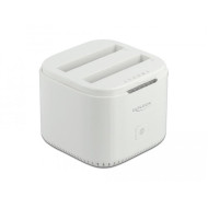 Delock USB Type-C 3.2 Docking Station for 2 x 2.5″ SATA HDD / SSD with Clone Function