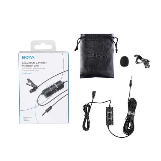 Universal Lavalier Microphone BOYA BY-M1 PRO II