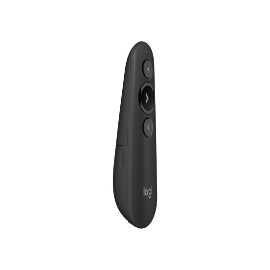 Безжичен презентер Logitech R500s, Bluetooth, 2.4 GHz Wireless, Черен