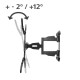 Hama TV Wall Bracket, Swivel, Tilt, Pull-out, 229 cm (90