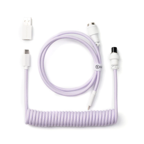 Cable Keychron Coiled Aviator Light Purple
