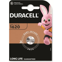Lithium Button Battery DURACELL CR1620 3V 1pc./1pc./