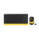 A4TECH FG1110  2.4G Compact Desktop Set, Bumblebee