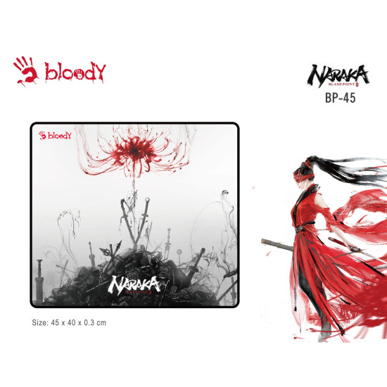 Gaming pad A4 Bloody BP-45 Naraka, M size, 450 x 500 x 3mm