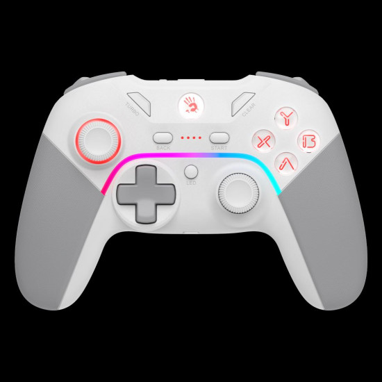 Gamepad A4tech Bloody GPW70, Dual-mode Wireless & Wired, RGB, White