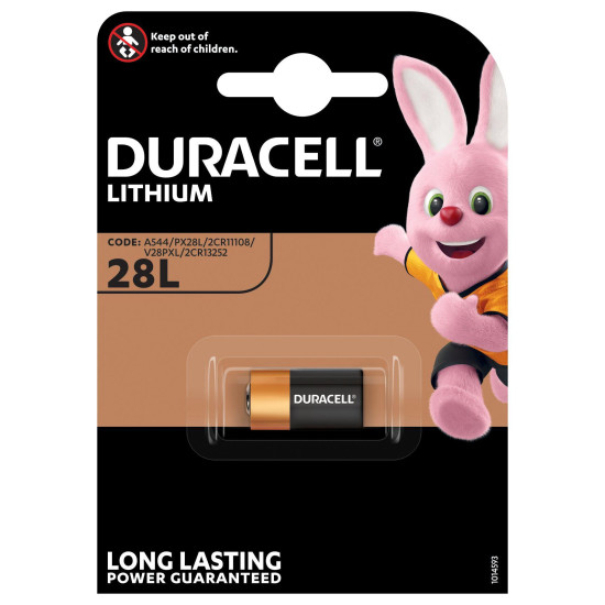 Lithium photo battery PX28L/ 4LR44 -1pk.  6V DURACELL