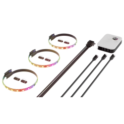 3-Pack RGB Strips HYTE LS10 - 330 mm + NP50