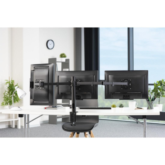 Hama Monitor Holder, 3 Monitors, Swivel/Tilt, 13