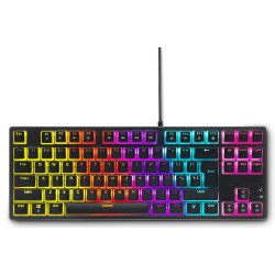 Mechanical Gaming Keyboard Spartan Gear Lochos 2 RGB TKL, Black