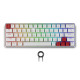 Геймърска безжична клавиатура Spartan Gear Pegasus 2 RGB White