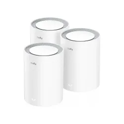 Безжична MESH система Cudy M3000, 3 броя, AX3000 Dual Band, 2.4/5 GHz, 574 -  2402 Mbps