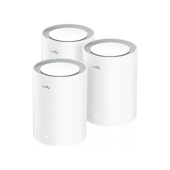 Безжична MESH система Cudy M3000, 3 броя, AX3000 Dual Band, 2.4/5 GHz, 574 -  2402 Mbps