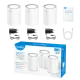 Безжична MESH система Cudy M3000, 3 броя, AX3000 Dual Band, 2.4/5 GHz, 574 -  2402 Mbps