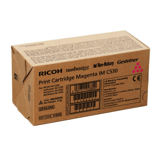 Toner Cartridge RICOH IM C530FB,18000 p, Magenta