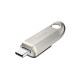 USB stick SanDisk Ultra Luxe, 256GB, USB 3.2 Gen 1, USB-C, Silver
