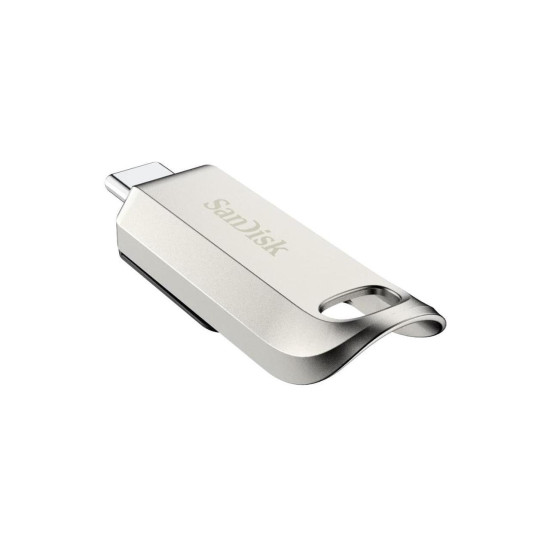 USB stick SanDisk Ultra Luxe, 256GB, USB 3.2 Gen 1, USB-C, Silver