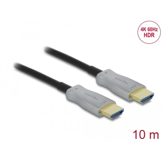 Оптичен кабел Delock, HDMI 4K, 60 Hz, 10 m