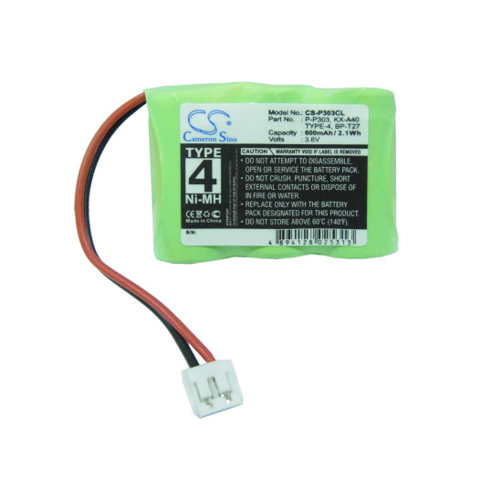 Батерия за телефон 3* 1/2АА 3.6V NiMH 600mAh V Tech 2417  KX-A40 Cameron Sino