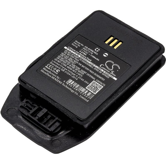 Battery for cordless phone Avaya DECT 3740   3,7V 1100mAh LiIon CAMERON SINO