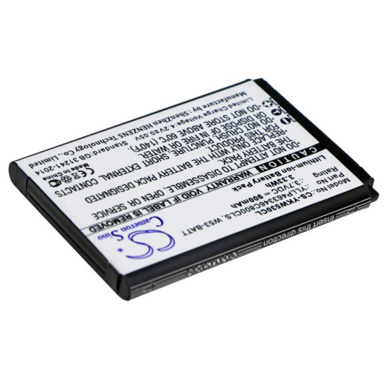 Battery for cordless phone Yealink W53 W73  3,7V 900mAh LiIon CAMERON SINO
