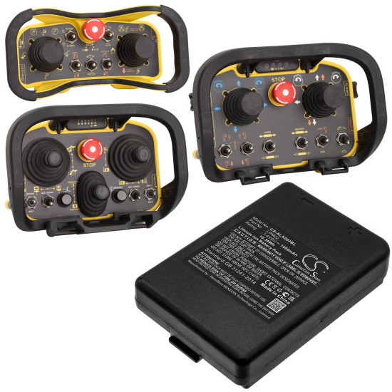 Camera Battery for Crane Remote Control   Autec Air Dynamic AJR LPM02 LiIon 7,4V 1400mAh Cameron Sino