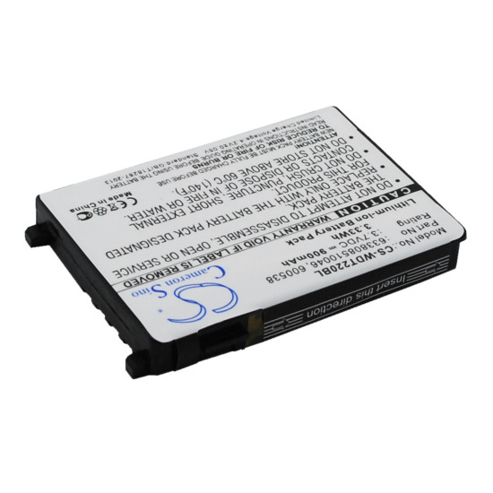 Camera Battery for  barcode scanner DATALOGIC  Falcon PT40, PSC PT40, Unitech HT630  LiIon 3.7V 900mAh Cameron Sino