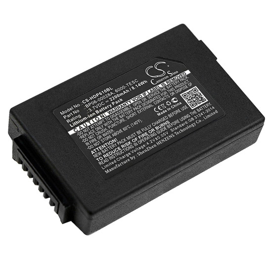 Camera Battery for  barcode scanner Honeywell Dolphin 6100, ScanPal 5100  BP06-00029A   LiIon  3.7V 2200mAh Cameron Sino