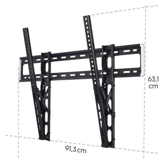 Hama TV Wall Bracket, Tilt, 254 cm (100
