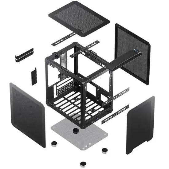 Case Jonsbo C6 Mesh, mATX, Black