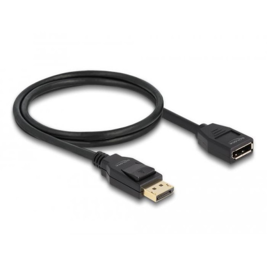 Delock DisplayPort 1.2 extension cable 4K 60 Hz 1 m
