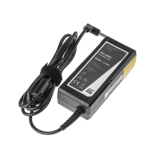 Захранване за лаптоп GREEN CELL, HP PRO Charger / AC Adapter 19.5V 3.33A 65W for HP 250 G2 G3 G4 G5 15-R 15-R100NW 15-R101NW 15-R104NW 15-R233NW  4,5mm- 3,0mm