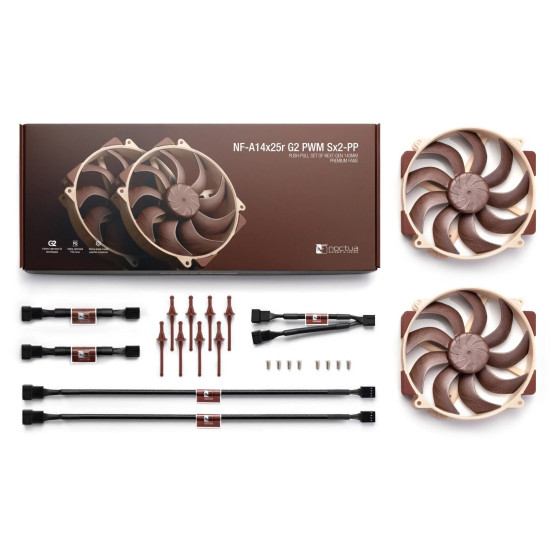 Noctua Fan SET 2 x 140mm - NF-A14x25r G2